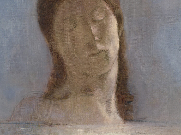 Odilon Redon — Os Olhos Fechados (1890)