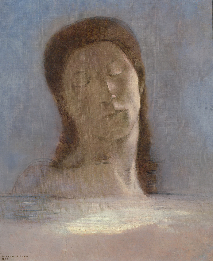 Odilon Redon — Os Olhos Fechados (1890)